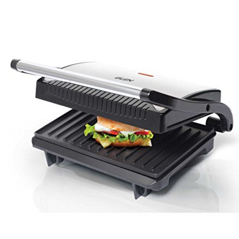 Glen GL3029, 700 Watts Electric Sandwich Maker, Grill and Toast with Non Stick Coating Plates (Black) Buy only at ₹2321