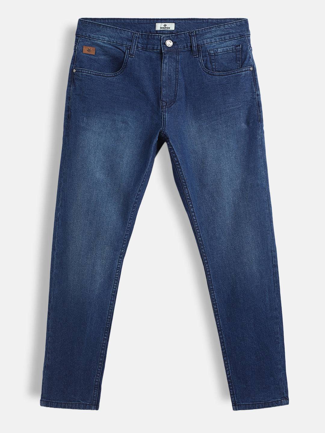 Vintage Fade Skinny Crop Jeans | Blue