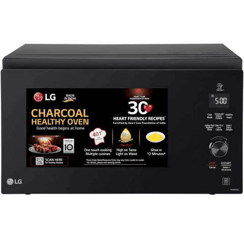 LG 32 Ltrs Stainless Steel Convection Microwave Oven All in One Charcoal (MJEN326TL,Black) Buy only at ₹22899