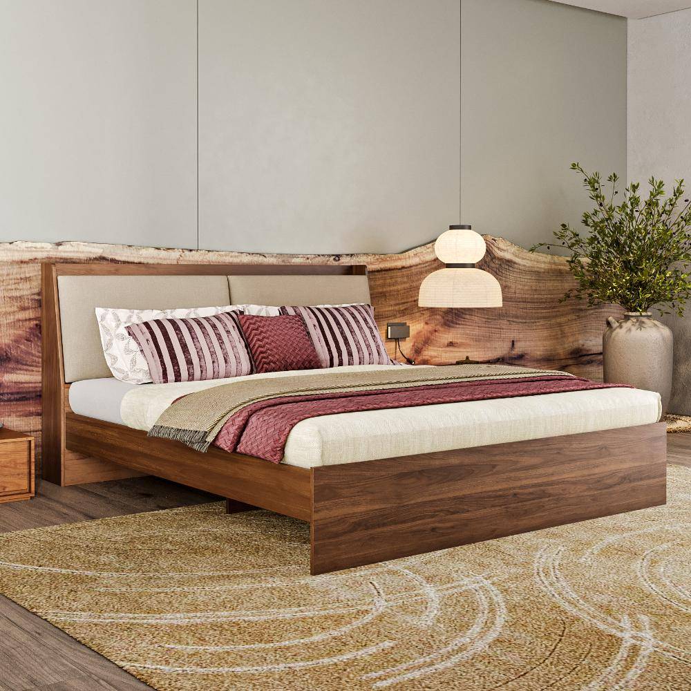 Mars King Non Storage Bed Omega Pearl (78x72 inch)