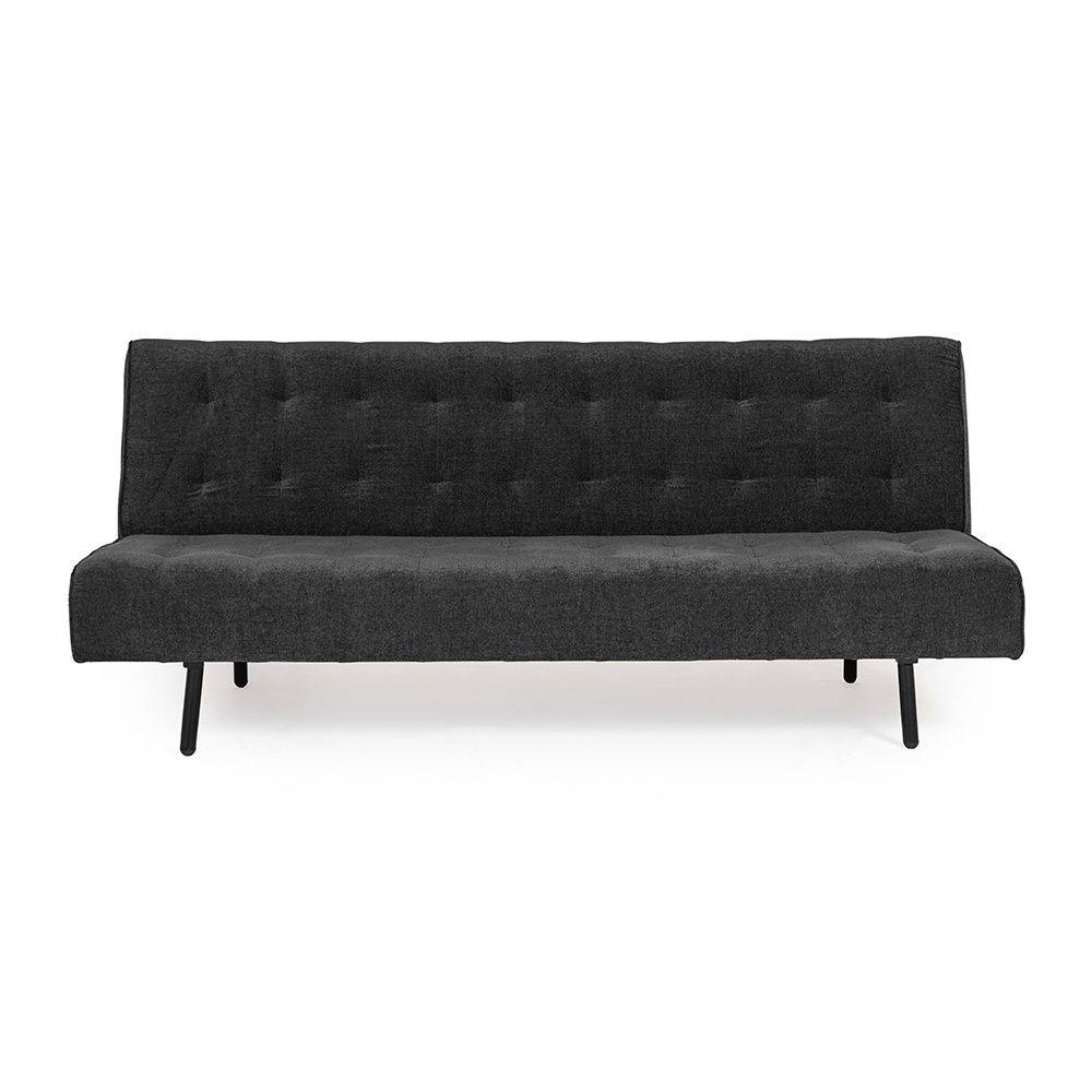 Naples Sofa cum Bed - Three Seater, Smoke Grey