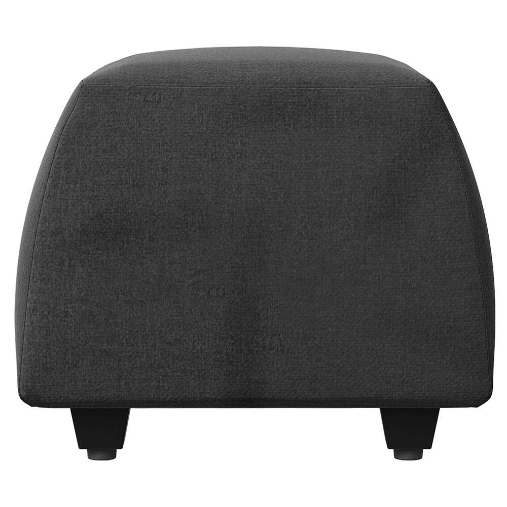 Belize Ottoman- Reflection Charcoal Grey