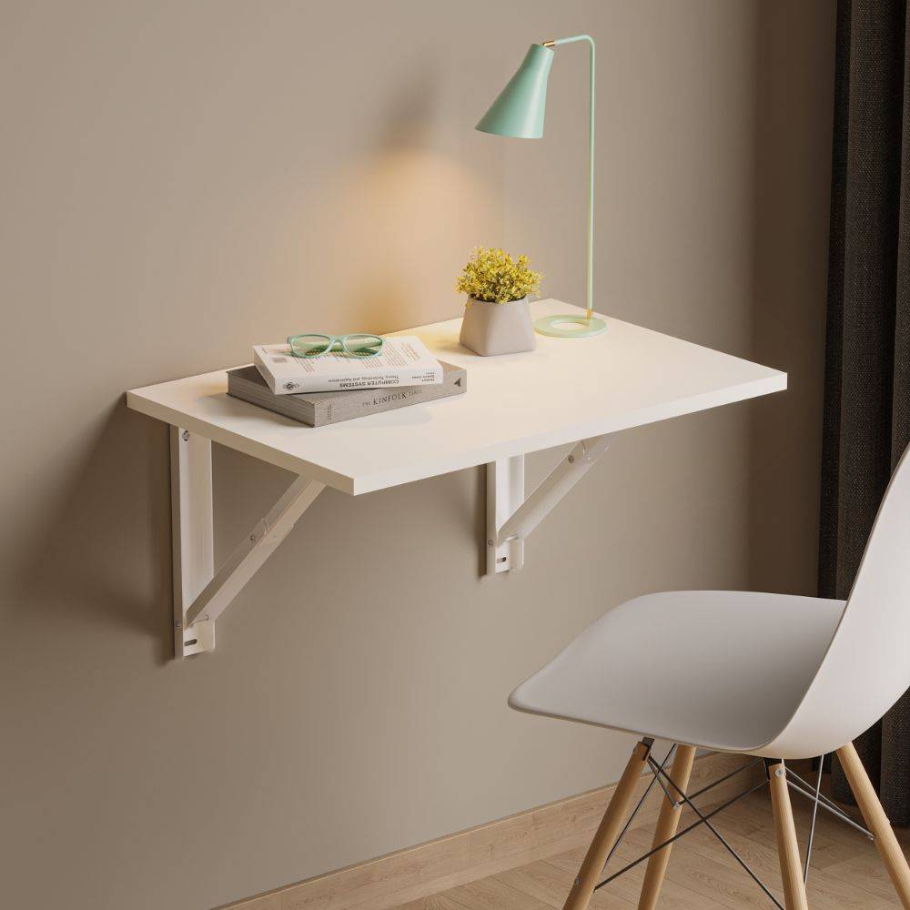 Couper Study Table (18mm Frosty White)