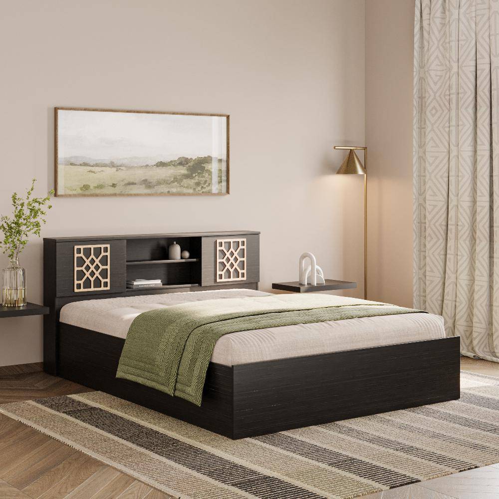 Algol Queen Storage Engineered Wood Bed (78x60 inch)