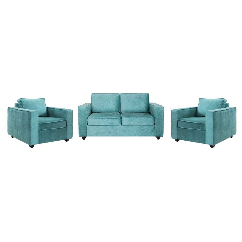 Napper Plus Sofa Set - (2+1+1) Reflection Aqua Blue