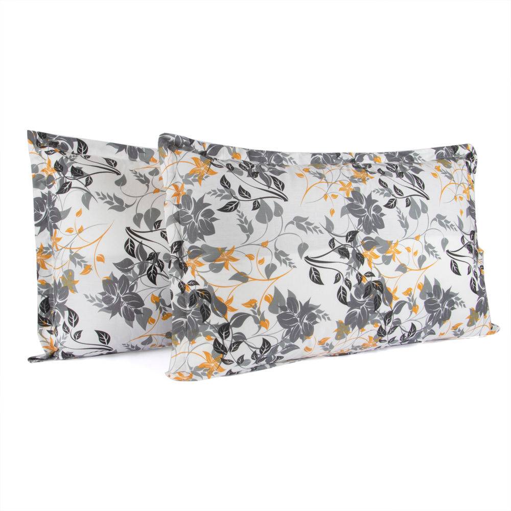 100% Cotton Pillow Cover | Standard Size 27x18 Inch | Set Of 2 | 144 TC | Autumn Sunset