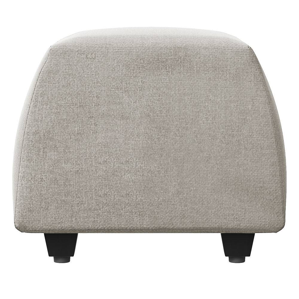 Belize Ottoman - Reflection White
