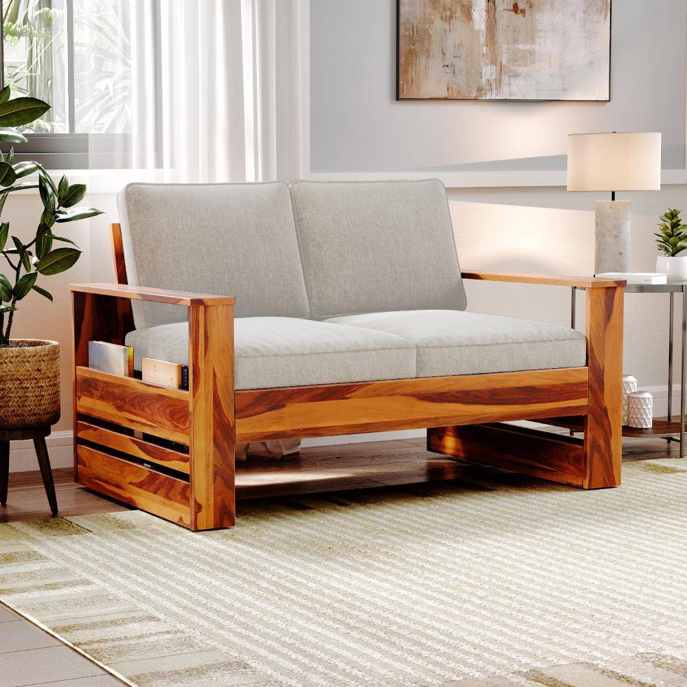 Bahamas Sheesham Wood Sofa - Two Seater