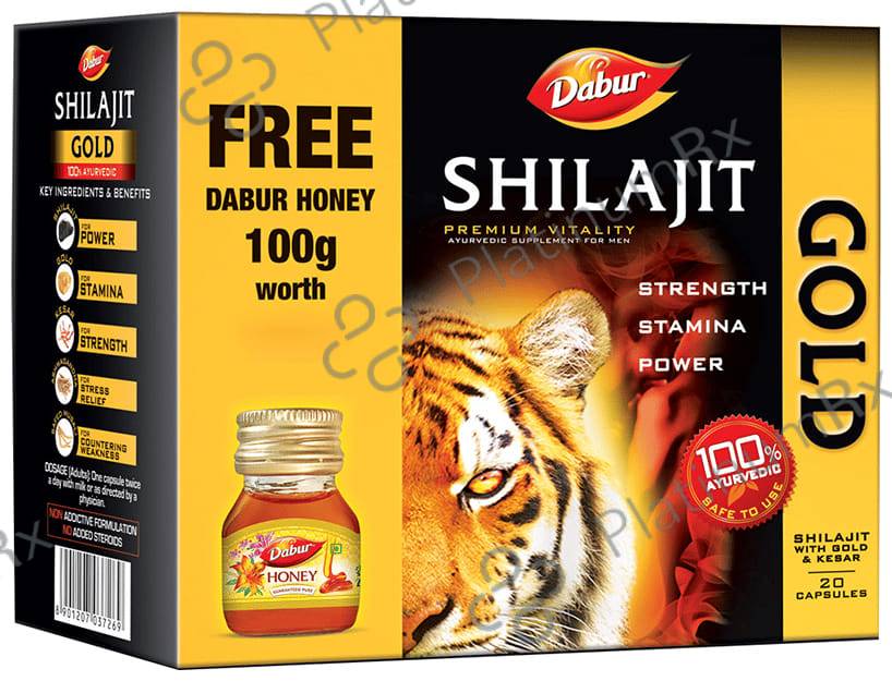 Buy Dabur Shilajit Gold Capsule For Men 20s in Medicines | Best Health