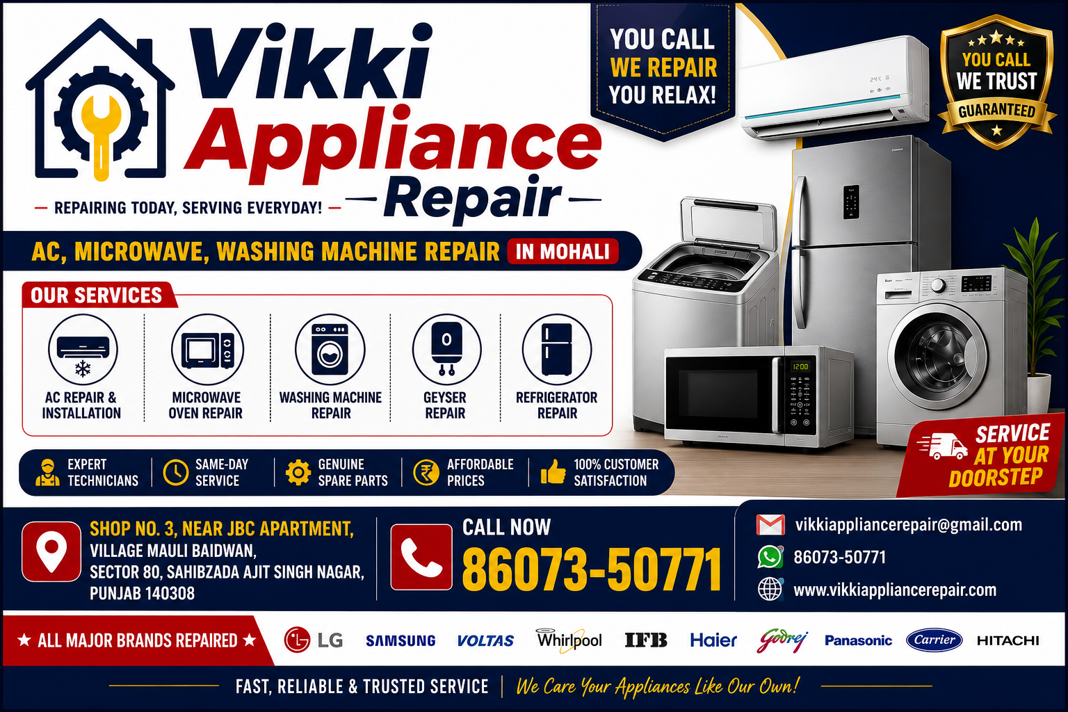 Vikki applince repair