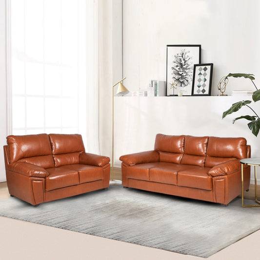 Nextra Sectional Sofa Set In Leatherette
