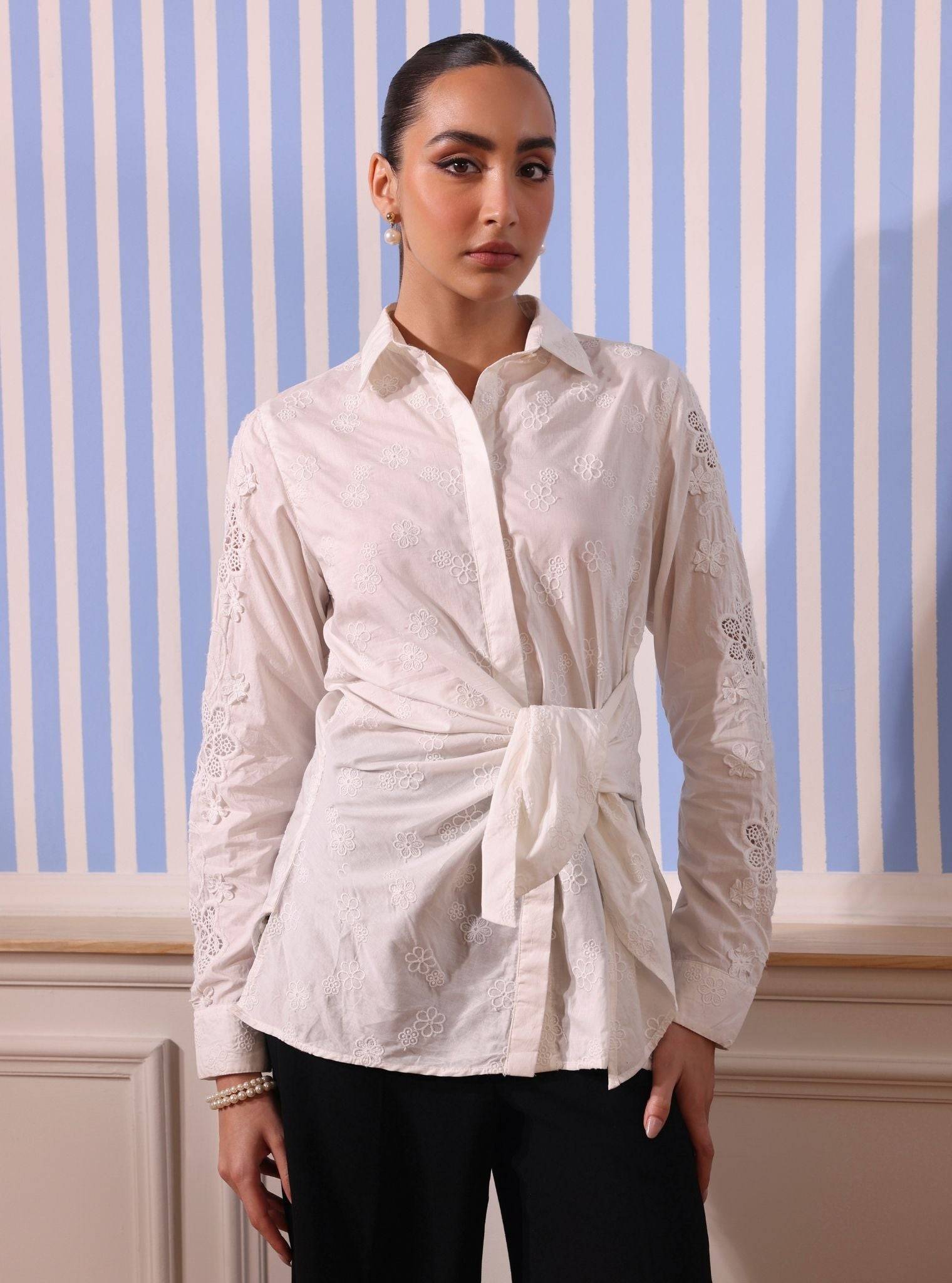 Otto Cotton White Shirt