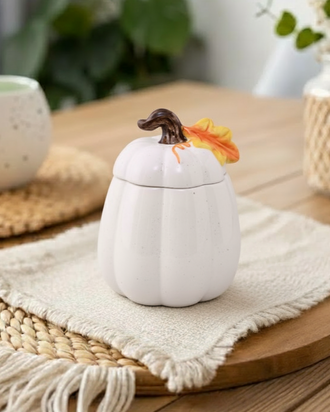 Autumn Harvest Pumpkin Storage Jar