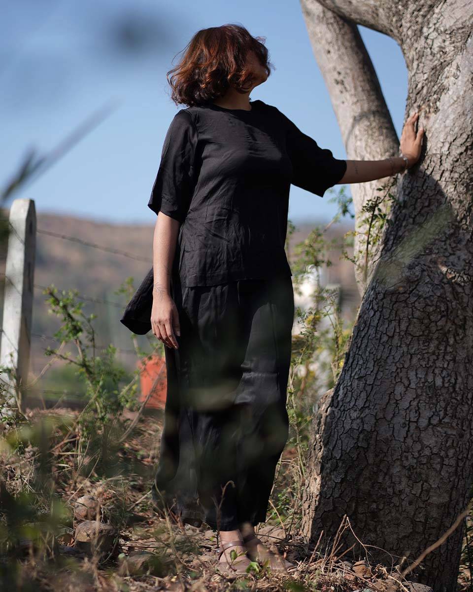 Wander Modal Silk Top