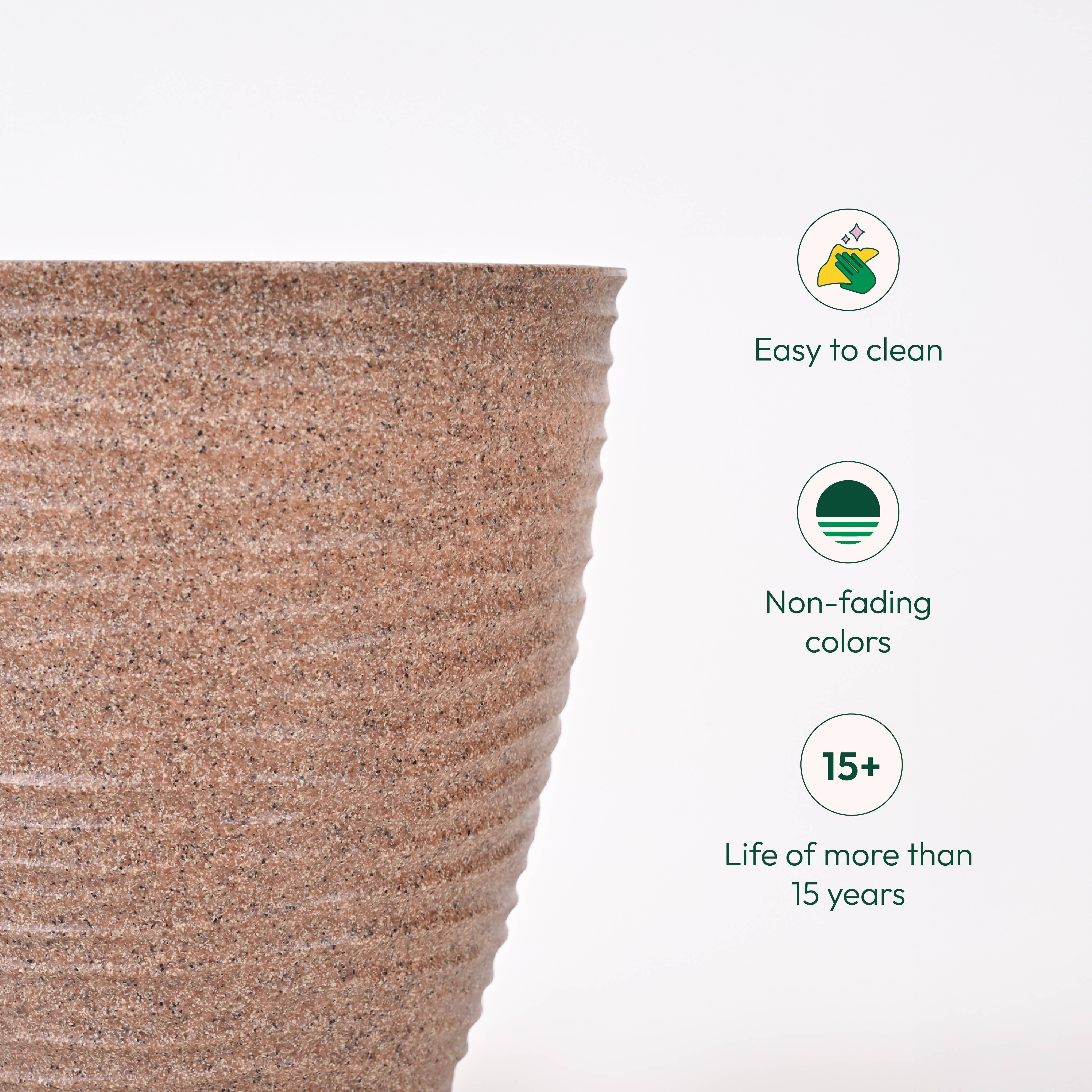 Havana Plastic Planter