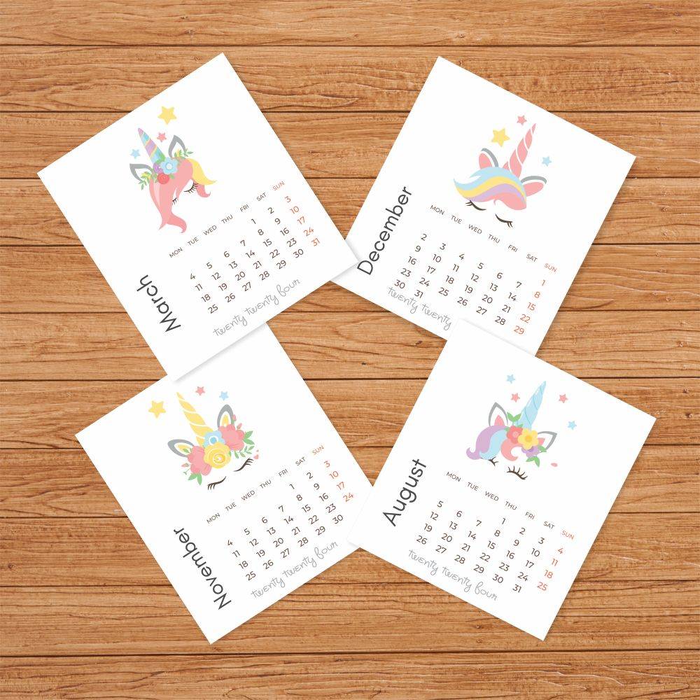 Desk Calender - Unicorn Buy @ ₹239