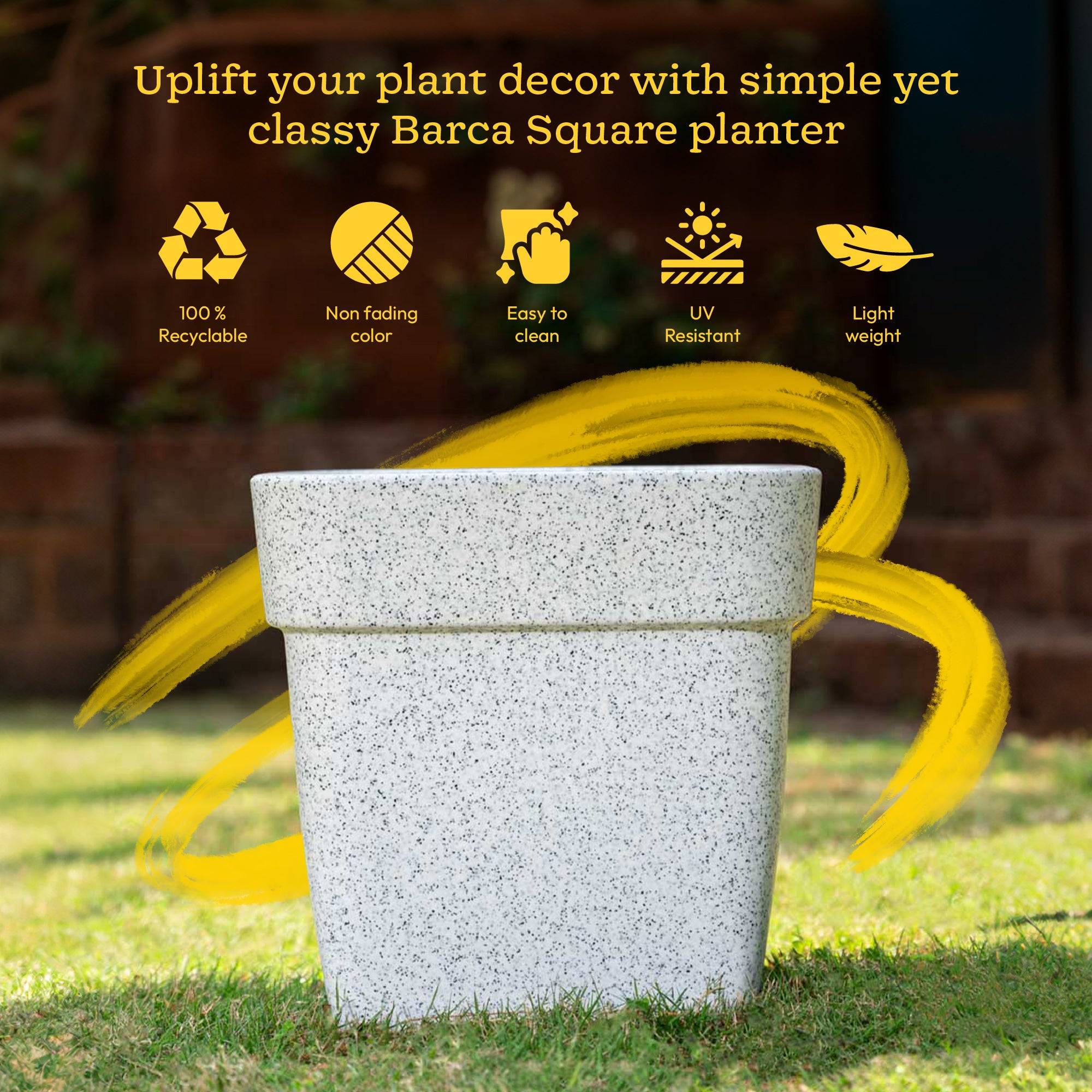 Barca Square Planter