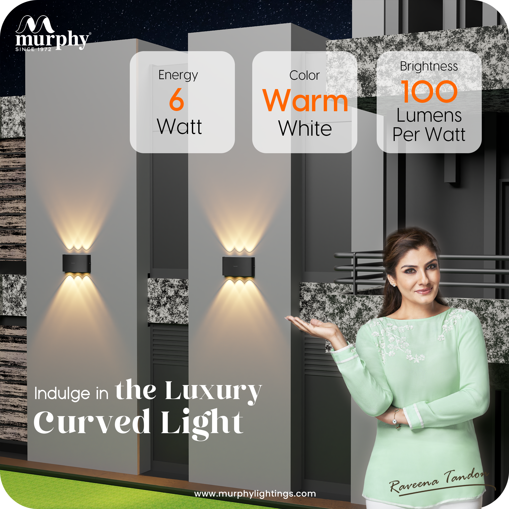 Murphy 6W LED Sixer Up & Down Light