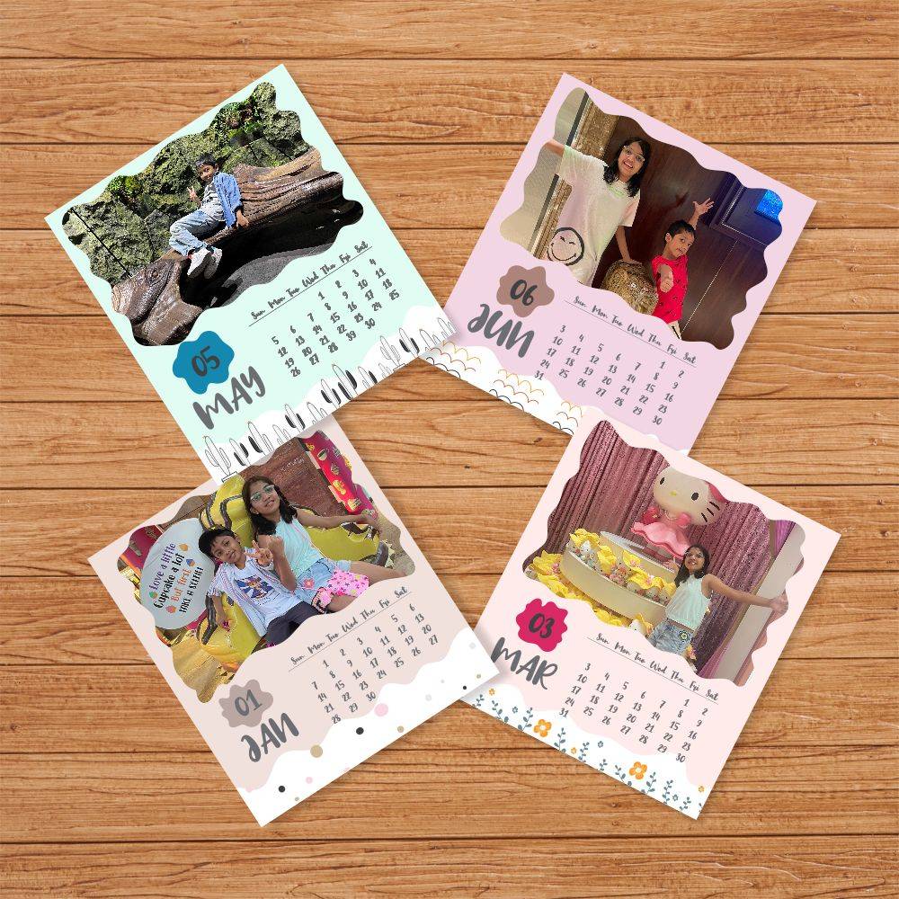 Desk Calender - Personalised Kids (PREPAID) (Dispatch in 5-6 Days) Buy @ ₹349