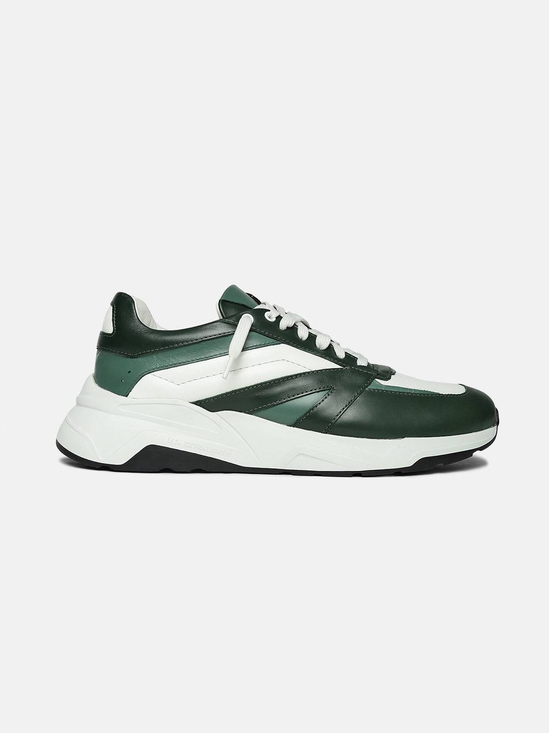 Dual Tone Comfort Premium Leather Sneakers