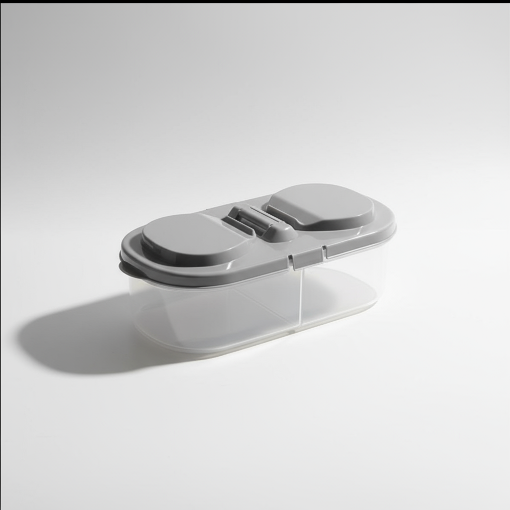 2 Way Tiffin & Storage Box – Multipurpose Lunch Box with Dual Compartments, Airtight & Leakproof Food Container (Pack of 1) Buy @ ₹79