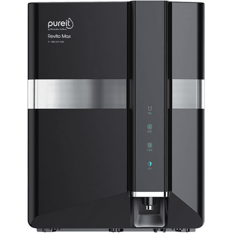 Pureit 9 Ltrs Storage RO+MF+UV in Tank + Minerals Water Purifier (Revito Max, Black) Buy at only ₹19999