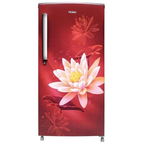 Haier 175 Ltrs 2 Star Inverter Direct Cool Single Door Refrigerator (HRD-1962CRL, Red Lotus) Buy at only ₹13499