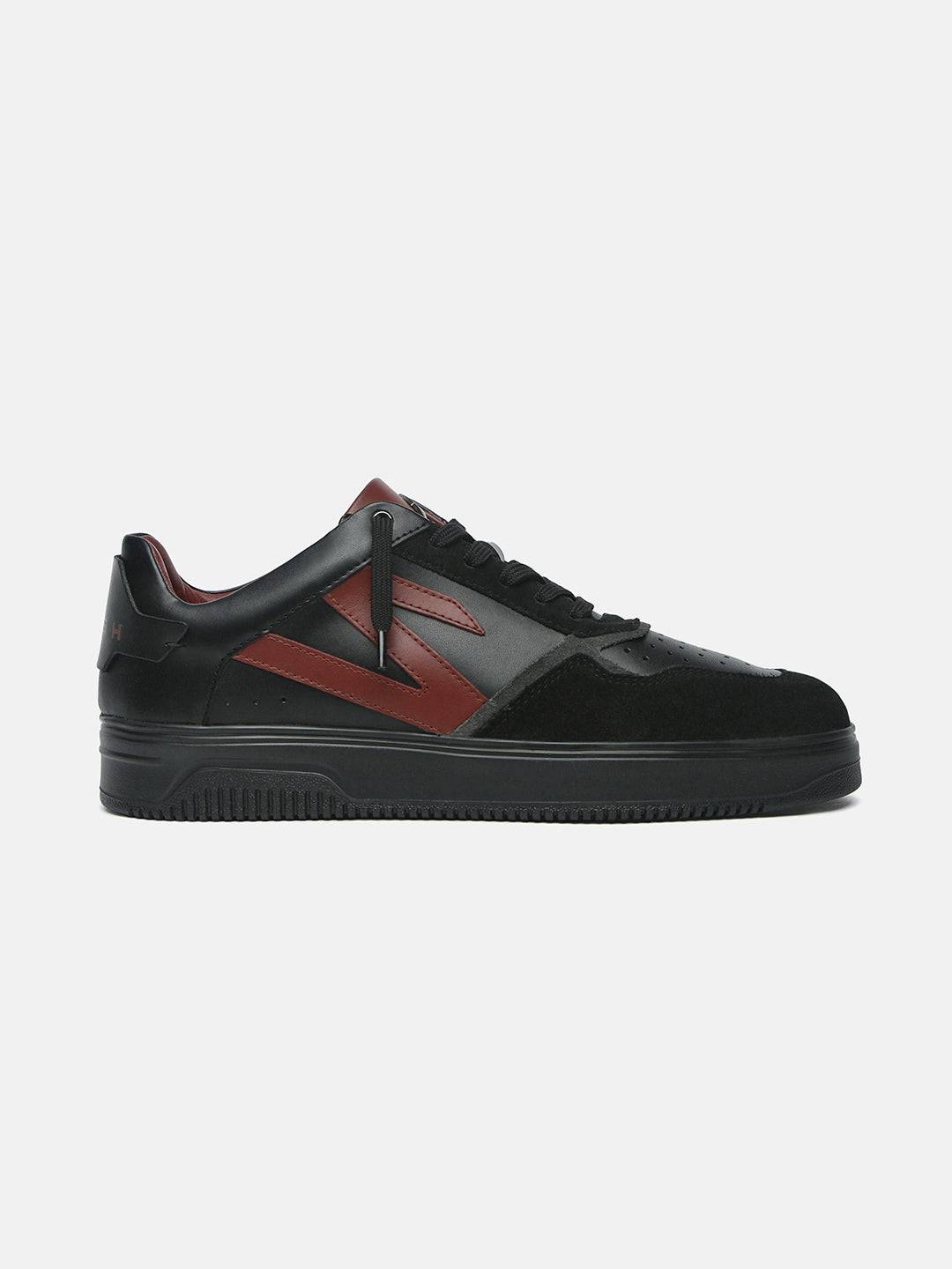 BLOOD NIGHT - Premium Leather Low-Top Sneakers