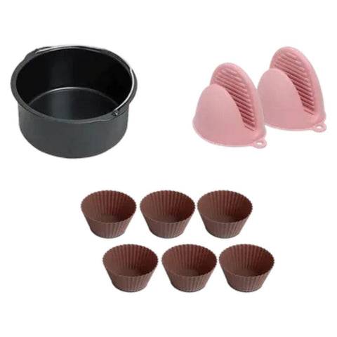 Philips Combo Accessory Kit Compatible with Extra Large Airfryer (HD9810/01, Black) Buy at only ₹1199