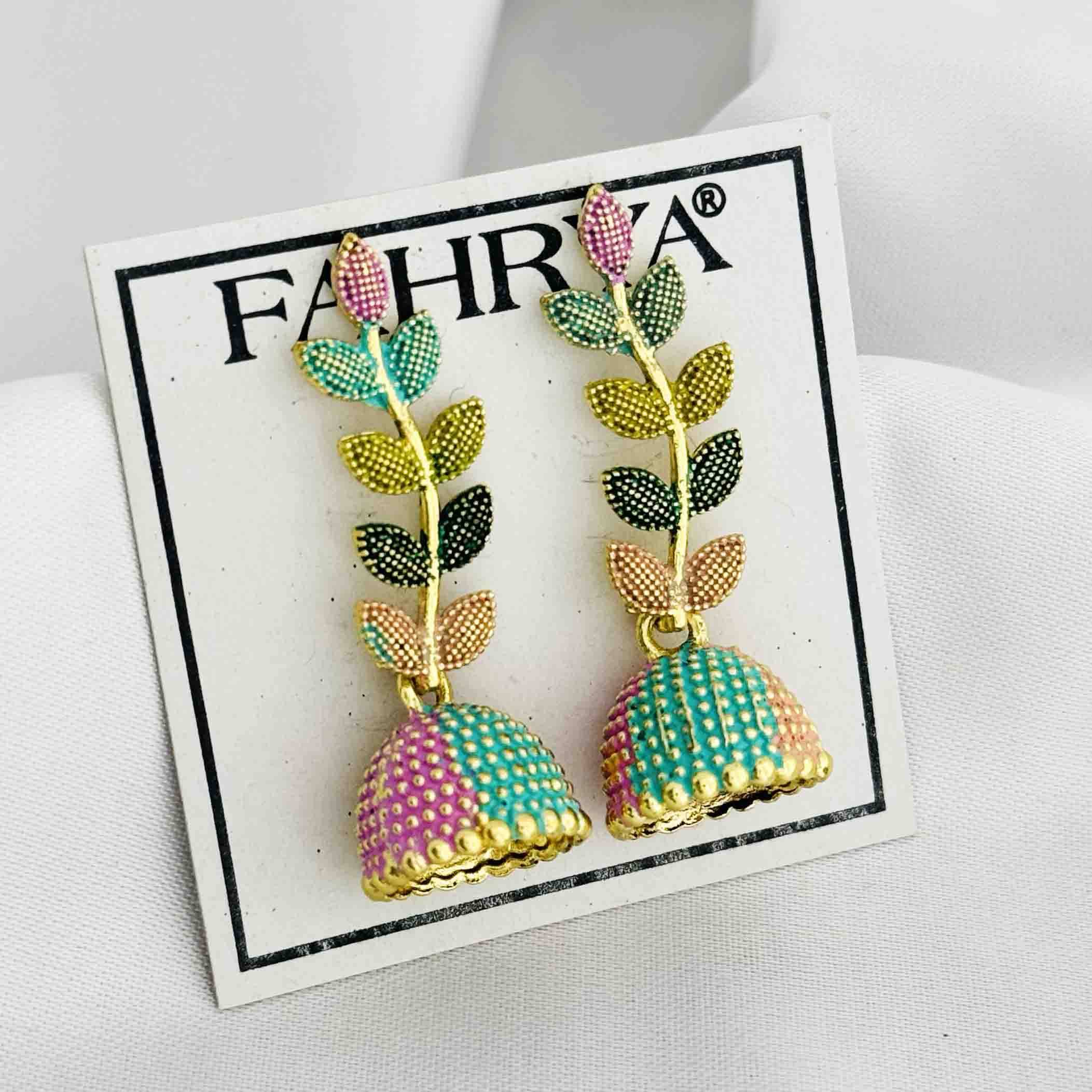 Multi Jhumka Earrings buy only at ₹55