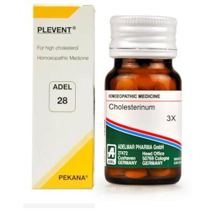 ADEL Anti-Cholestrinum Combo (ADEL 28 + Cholesterinum Trituration Tablet 3X)