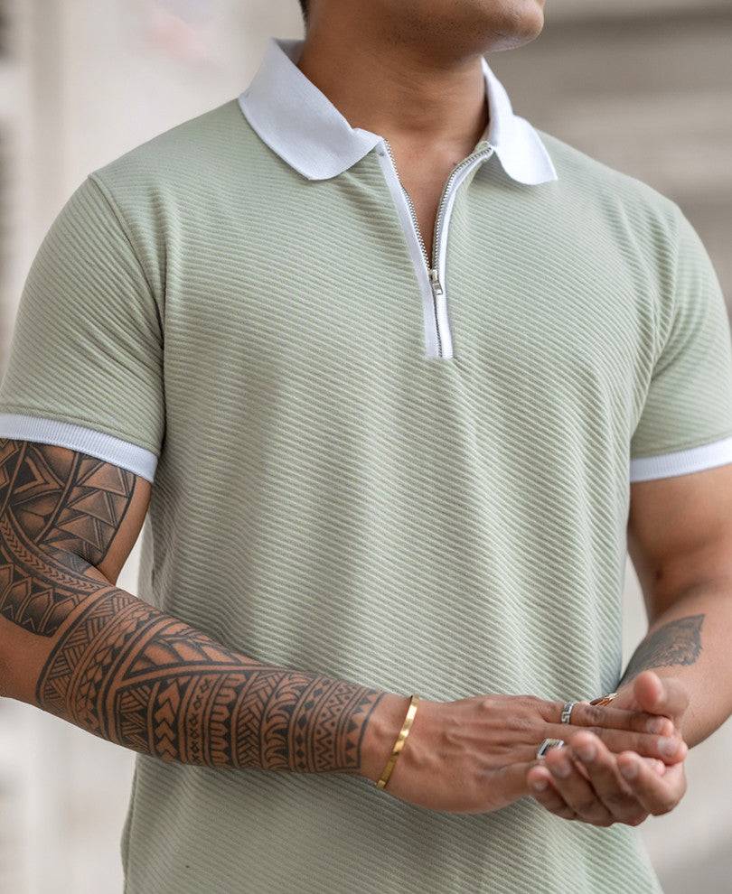 Pista Green Regular Fit Half Sleeves T-Shirt Buy @ ₹999