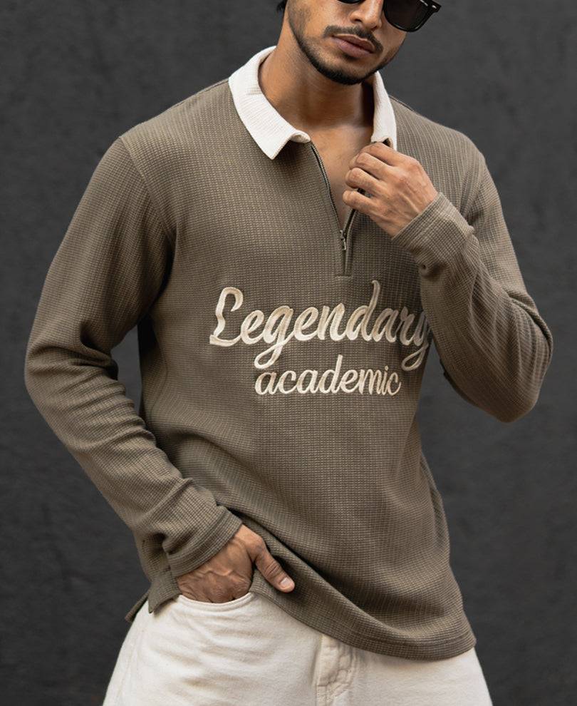 Green Olive Regular Fit Full Sleeves T-Shirt Buy @ ₹899