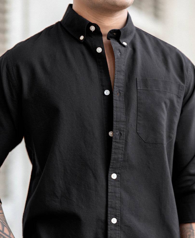 Black Oxford Shirt Buy @ ₹1199