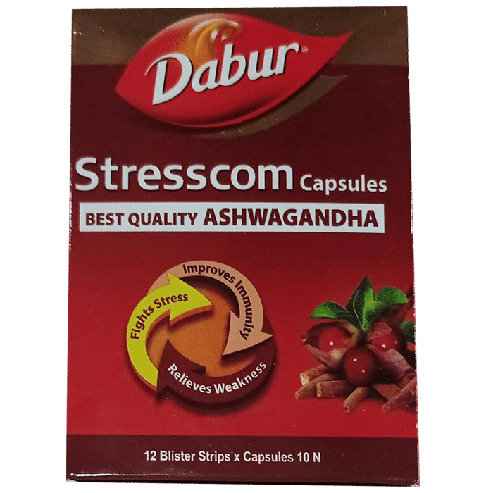 Buy Dabur Stresscom Ashwagandha Capsule in Medicines | Best Health ...