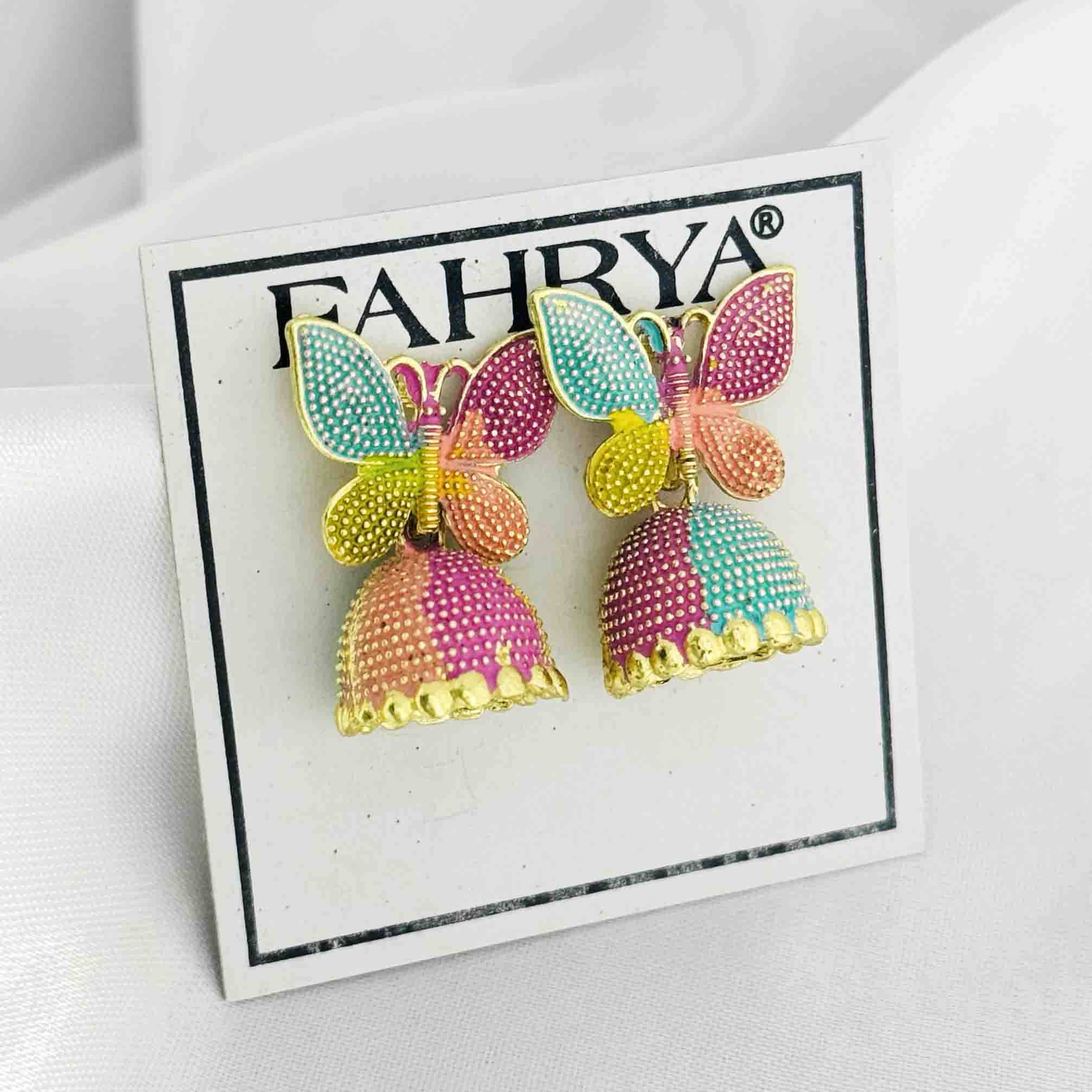Multi Jhumka Earrings buy only at ₹49