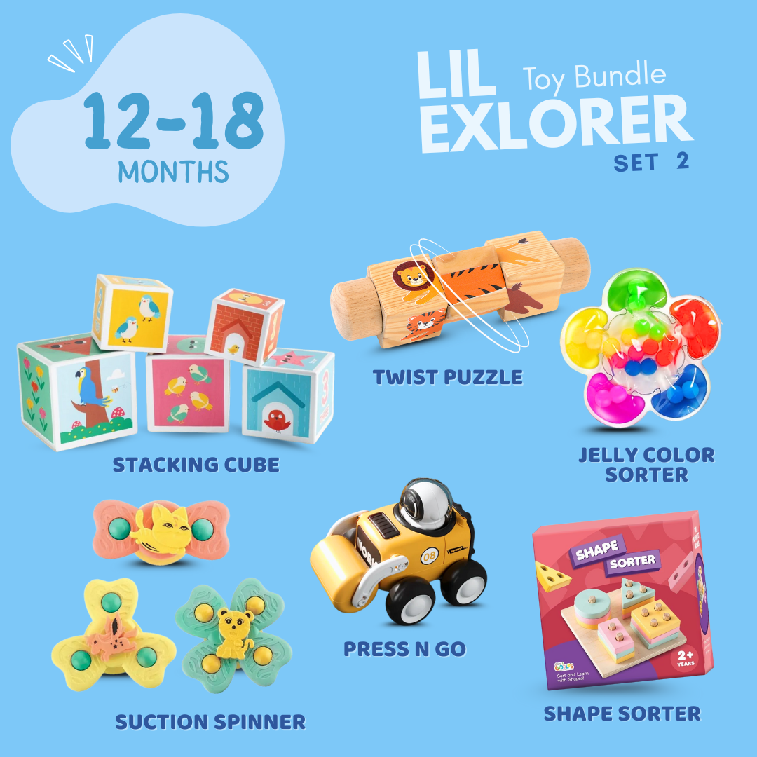 LIL Explorer Toy Bundle (12-18 Months) | Set 2 Buy @ ₹1899