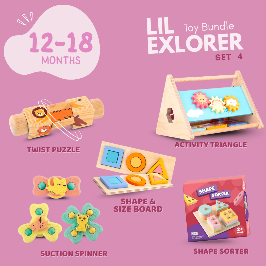 LIL Explorer Toy Bundle (12-18 Months) | Set 4 Buy @ ₹2299
