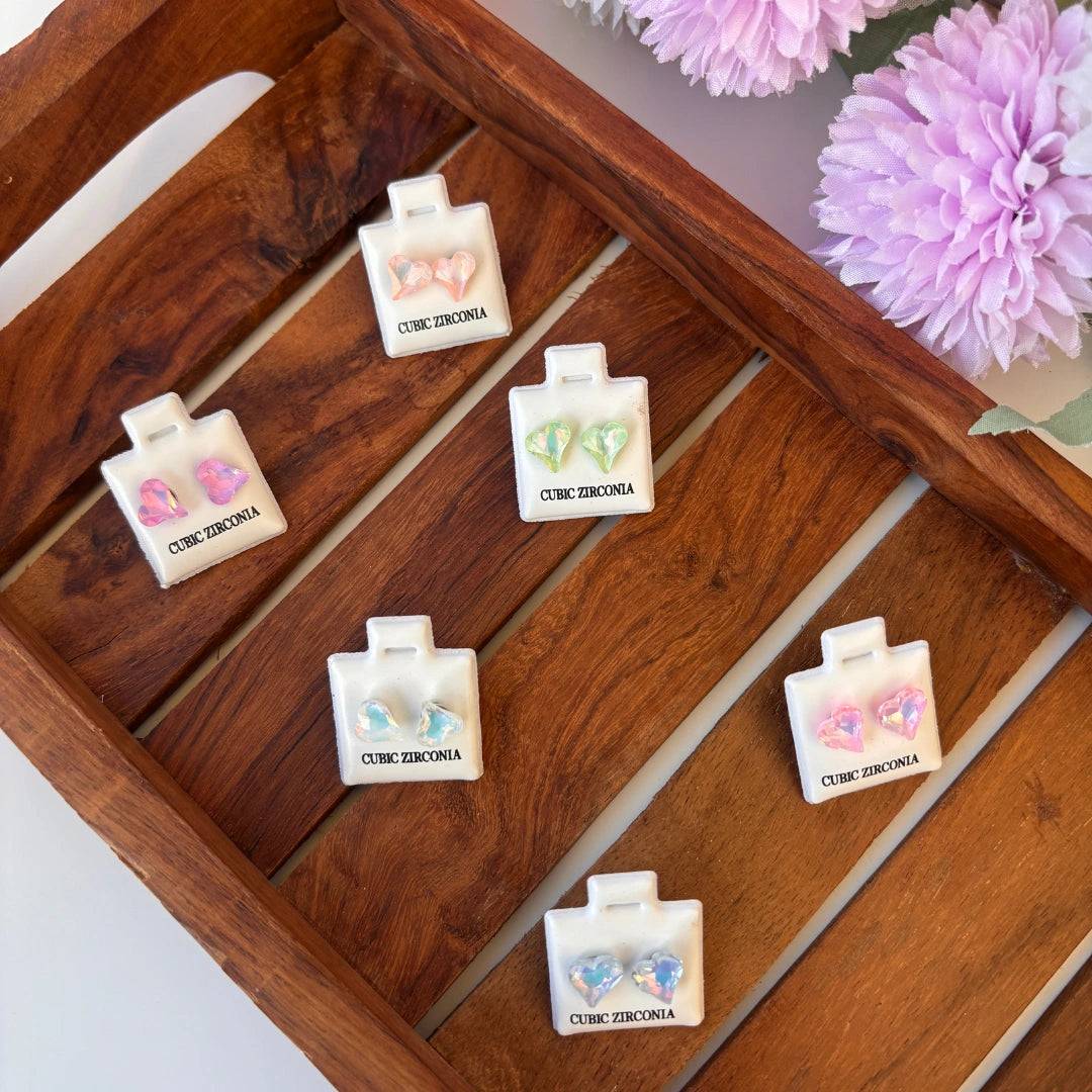 Lovely Heart Earrings for Kids