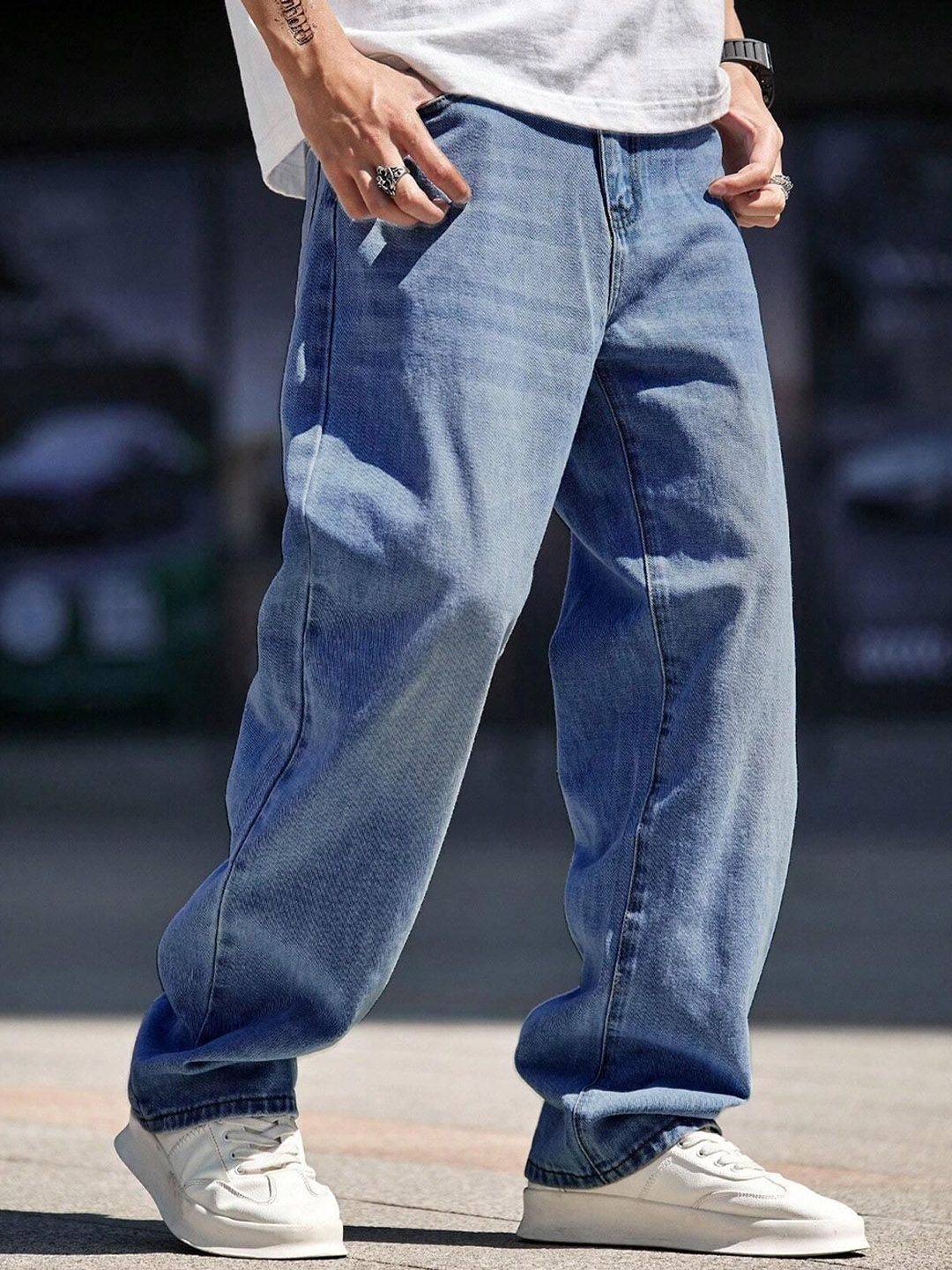 Kotty Men Regular Fit Low-Rise light Fade Stretchable Jeans