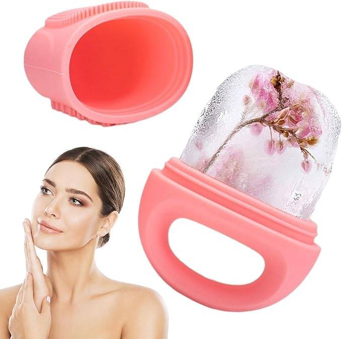 3-in-1 Facial Ice Roller – Cold Therapy Massager for Skin Tightening, Puffiness Relief & Relaxation