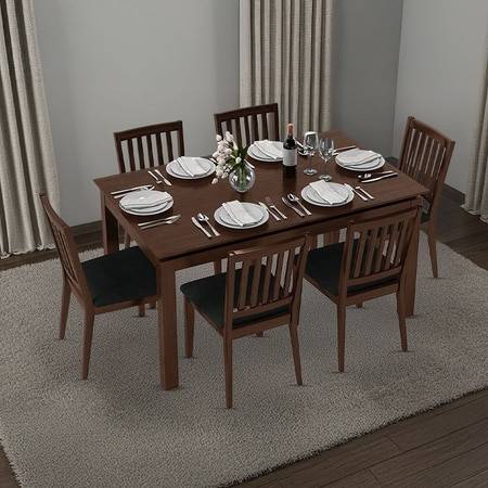 Diner 6 Seater Dining Table Set