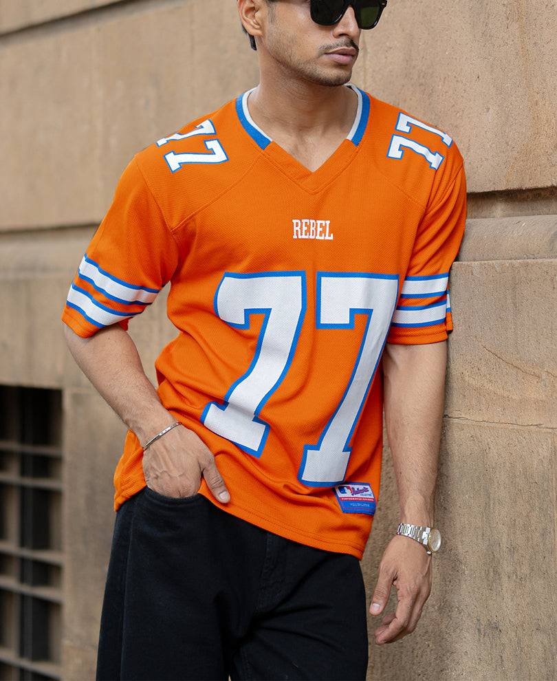 Orange Mesh Printed T-Shirt Buy @ ₹999