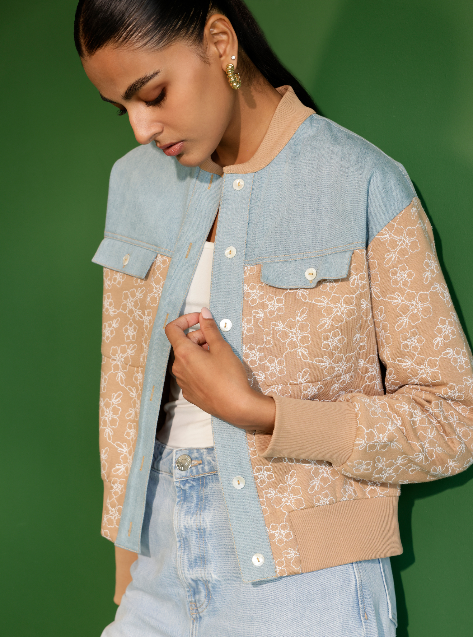 Eleanor Fleece Beige Jacket