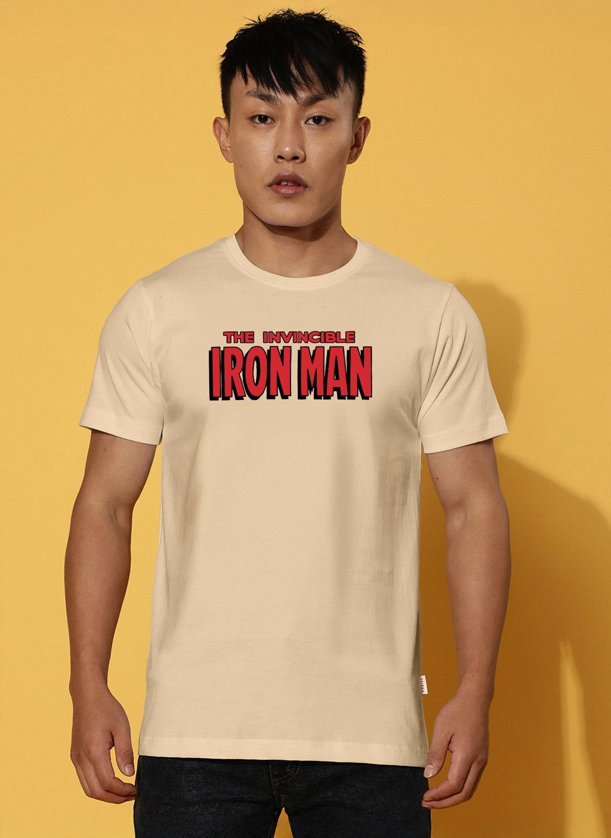 Ironman Swanwhite Regular Fit Printed T-shirt