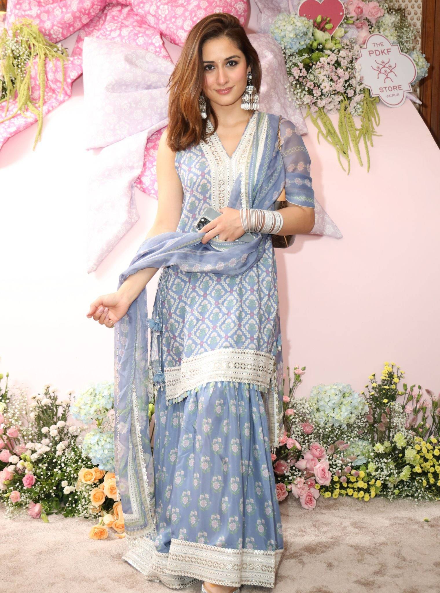 Divaya Lawn Blue Kurta Set