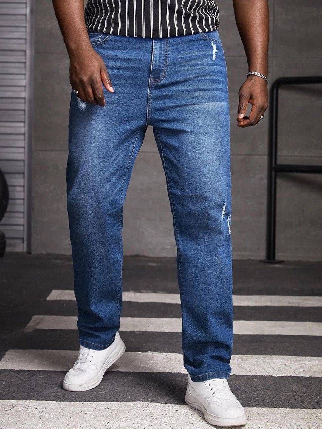 Kotty Men Jean Low-Rise Low Distress Light Fade Stretchable Jeans