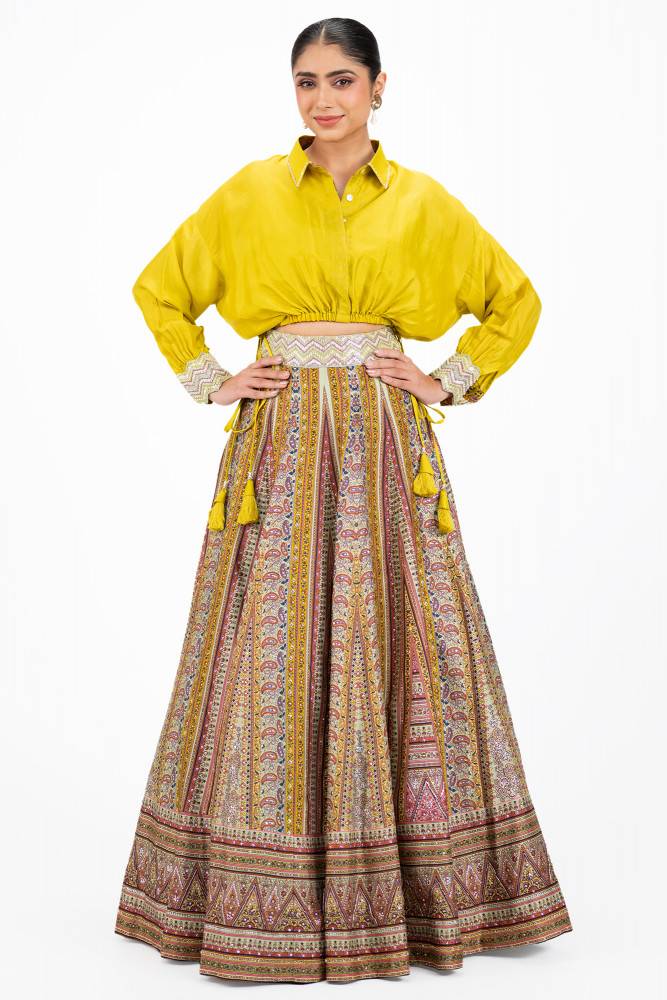 Silk Baggy Lehenga Buy at ₹31495