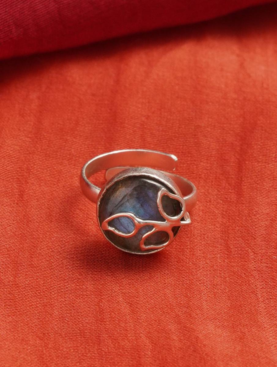 Women Silver Adjustable Ring