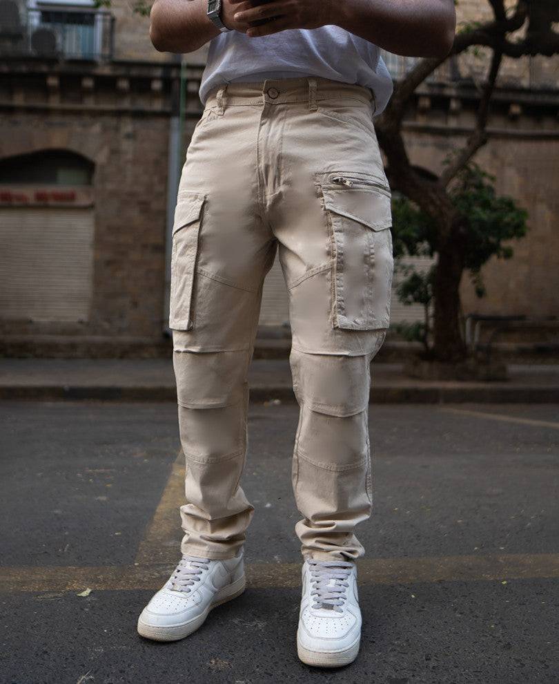 Beige Regular Fit Cargo Buy @ ₹1599